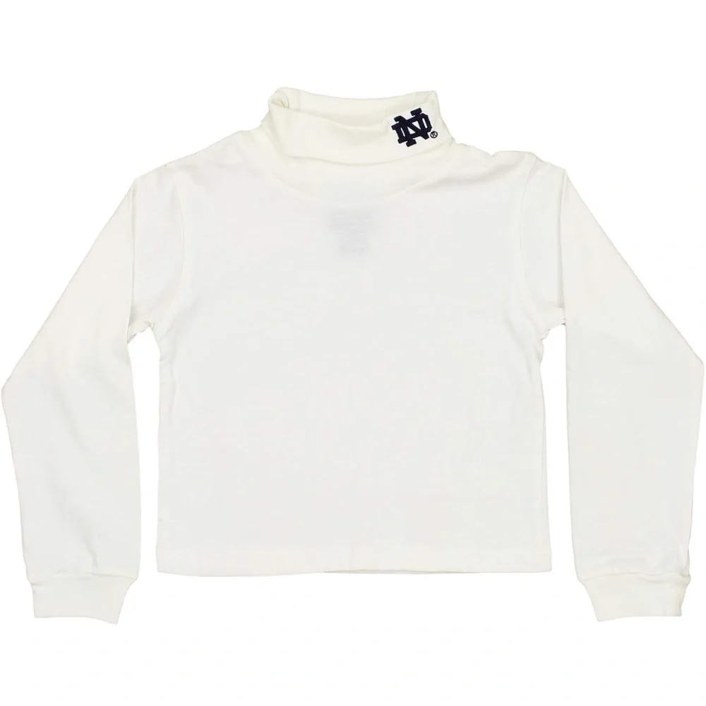 Outerstuff NCAA Girls Cheer Jumper Dress with Long Sleeve Turtleneck, Notre Dame - Picture 3 of 4